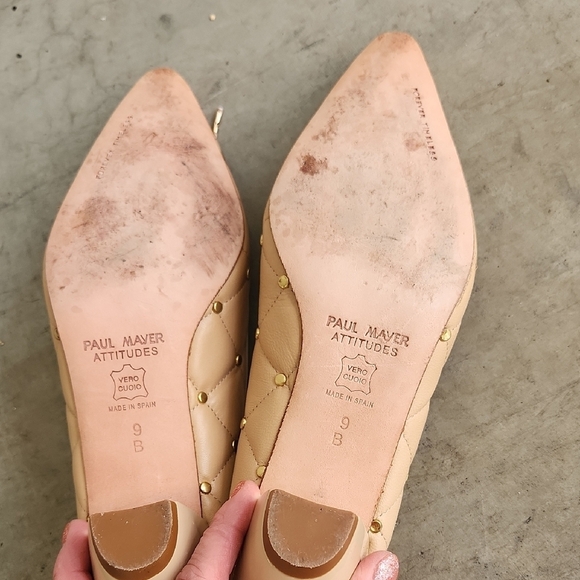 Paul Mayer women's size 9 Titou quilted leather pumps. - Picture 9 of 10